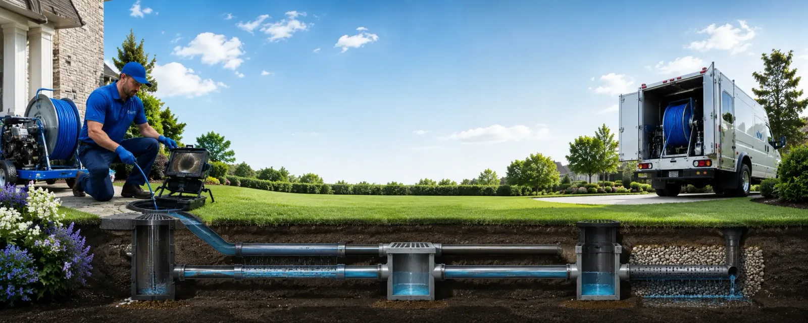 Outdoor drain cleaning information for Horse Creek, WY